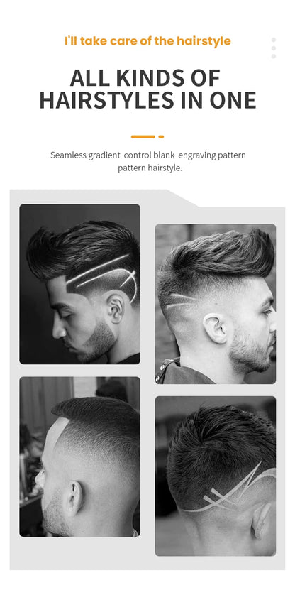 Kemei 10W Powerful Professional Hair Clippers Men All Metal