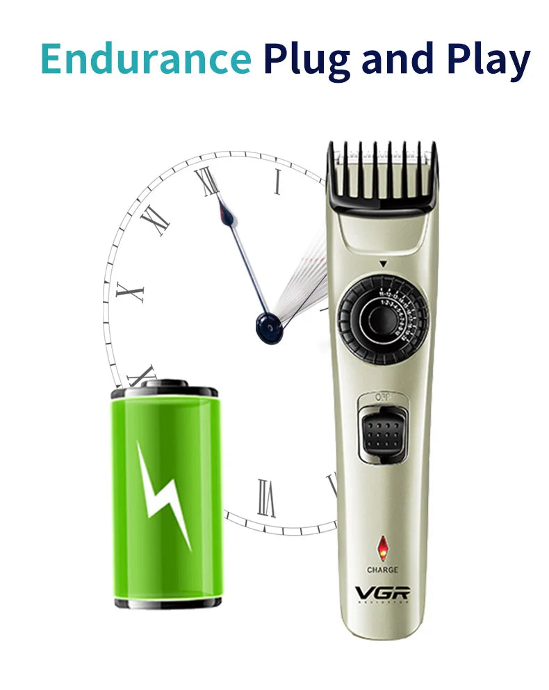 VGR 031 Hair Clipper Professional Self-Cutting  Barber Trimmer VGR V031