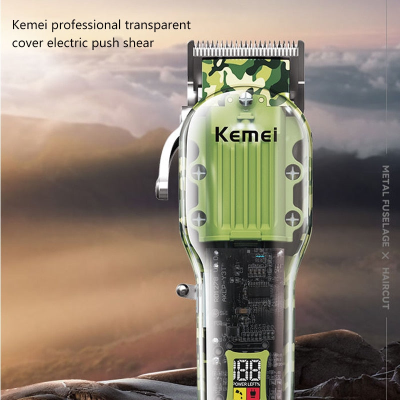 Original Kemei Adjustable Hair Trimmer For Men Professional Barber Hair Clipper