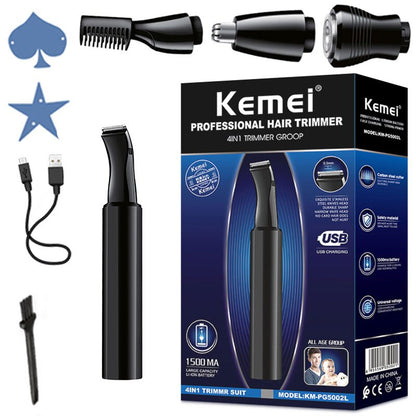 Original Kemei High Quality Rechargeable Nose Trimmer For Beard Hair