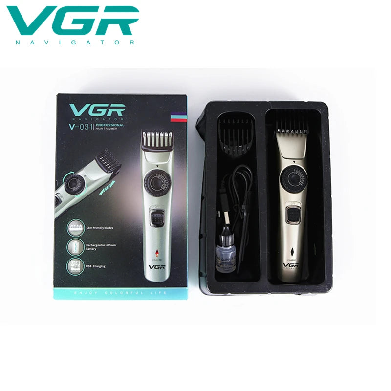 VGR 031 Hair Clipper Professional Self-Cutting  Barber Trimmer VGR V031