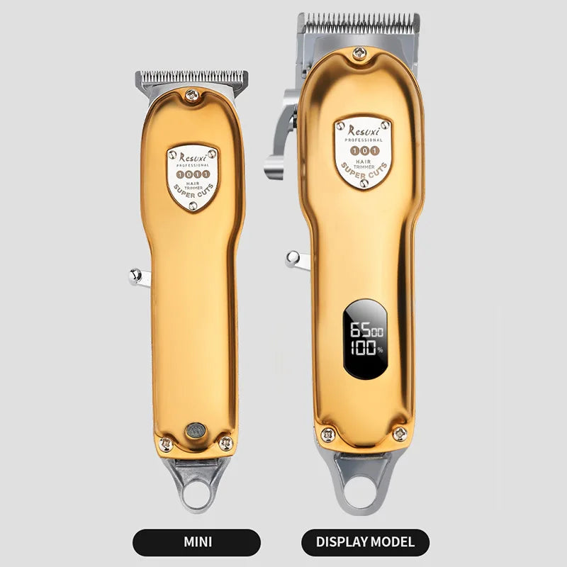 RESUXI JM-101 Professional Hair Clipper All Metal Hair Trimmer