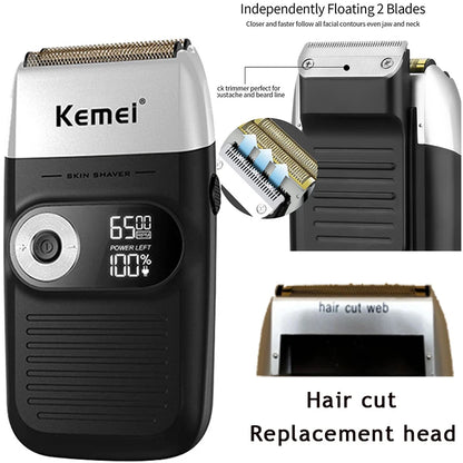 Kemei Clipper Electric Hair Trimmer for men Electric shaver