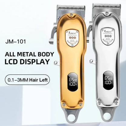 RESUXI JM-101 Professional Hair Clipper All Metal Hair Trimmer