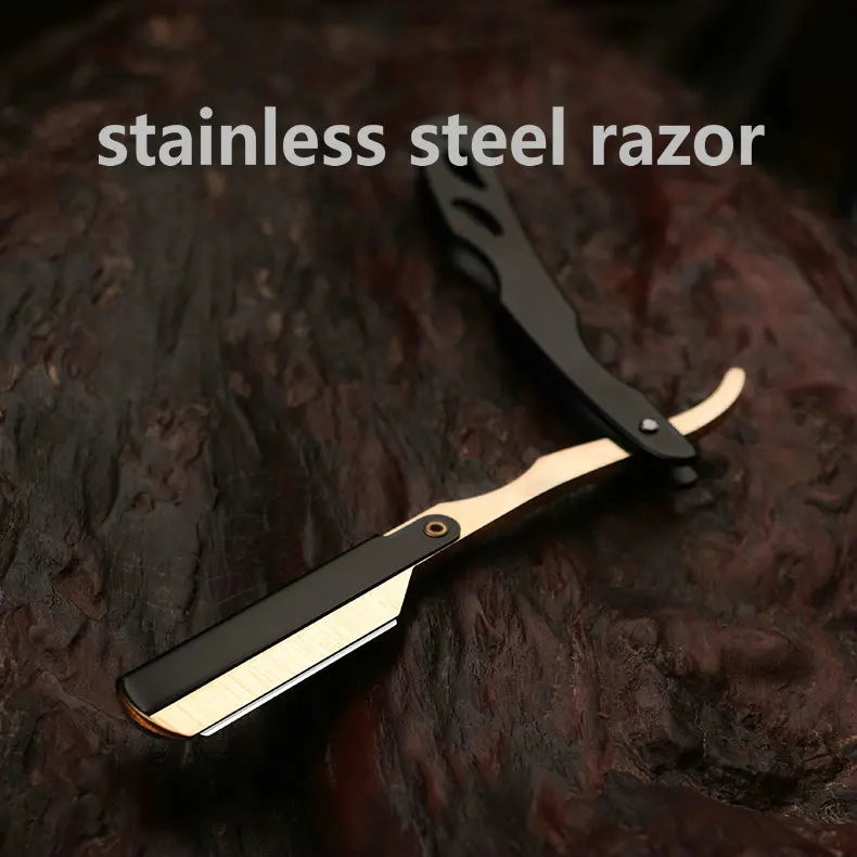 Professional Manual Shaver Straight Edge Stainless Steel
