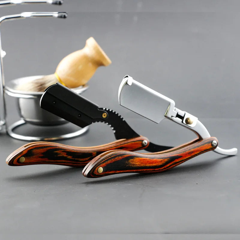 Classic Manual Hairdressing Razors Anti Slip Hair Removal Razor