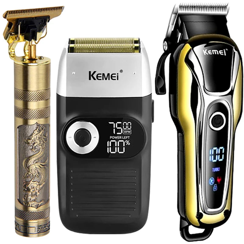 Kemei Clipper Electric Hair Trimmer for men Electric shaver