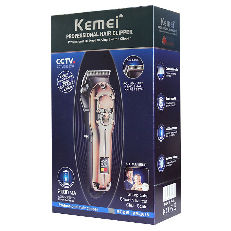 Original Kemei Barber Machine Professional Hair Trimmer Electric Pro Hair Clipper