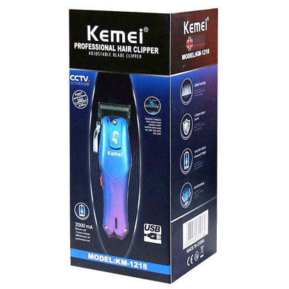 Original Kemei Cord/Cordless Powerful Men Hair Clipper Rechargeable