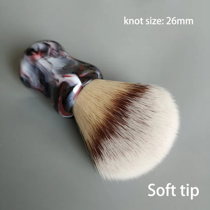 T4 soft synthetic hair shaving brush resin
