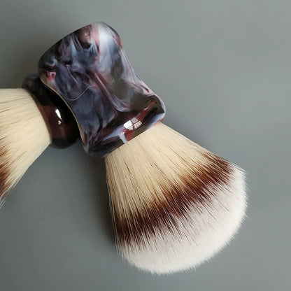 T4 soft synthetic hair shaving brush resin