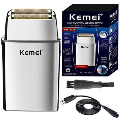Kemei Tx5 Pro Metal Housing Barber Shop Hair Electric Shaver
