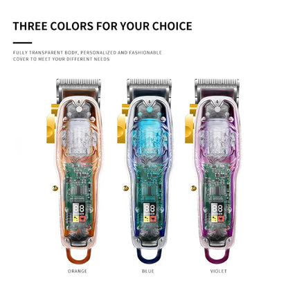 Kemei 2707 New Transparent Cover Hair Clippers Barber Shop