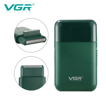 VGR Professional Electric Shaver for Men USB Rechargeable 2 Cutter