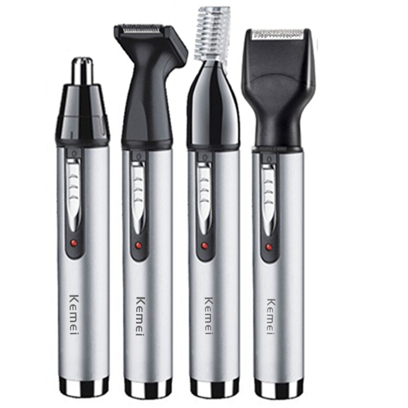 Original Kemei 4in1 Rechargeable Nose Hair Trimmer