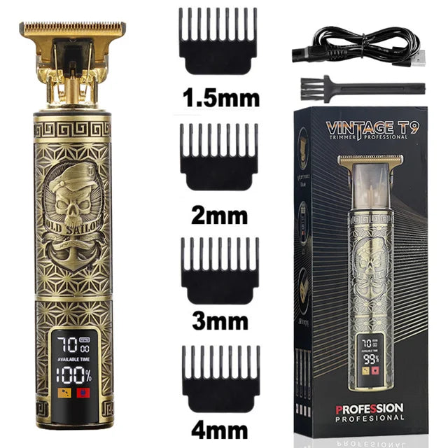 T9 Electric Hair Clipper New Hair Trimmer Professional Shaver