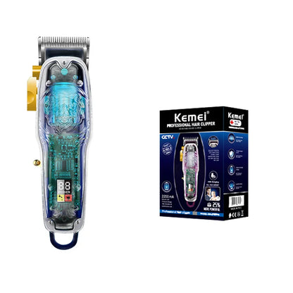 Kemei 2707 New Transparent Cover Hair Clippers Barber Shop