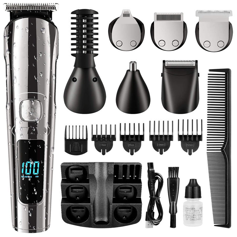 Electric Hair Scissors Oil Head Engraving