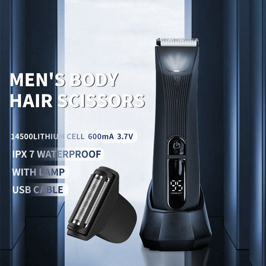 Body Hair Trimmer Men's Electric Body Washable Lady Shaver