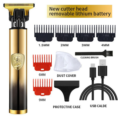 Hair Clipper T9 Hot LCD Oil Head Electric Hair Cutter