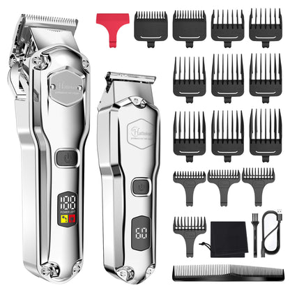 Metal Hair Clipper Smart LCD Digital Display