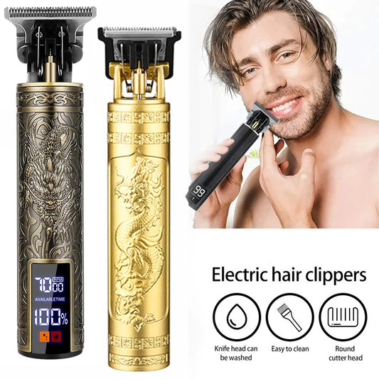Electric Rechargeable Vintage T9 Man Shaver Trimmer