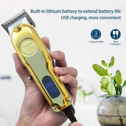 Hiena HYN-202 Professional T-Blade Hair Clippers For Men