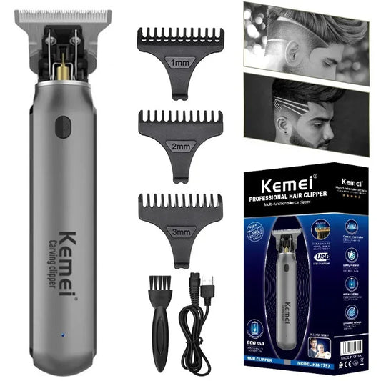 Kemei KM-1757 Professional Finishing Hair Clipper Cordless Trimmer