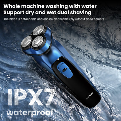 Sejoy Electric Razor for Men Waterproof Rechargeable Electric Shavers