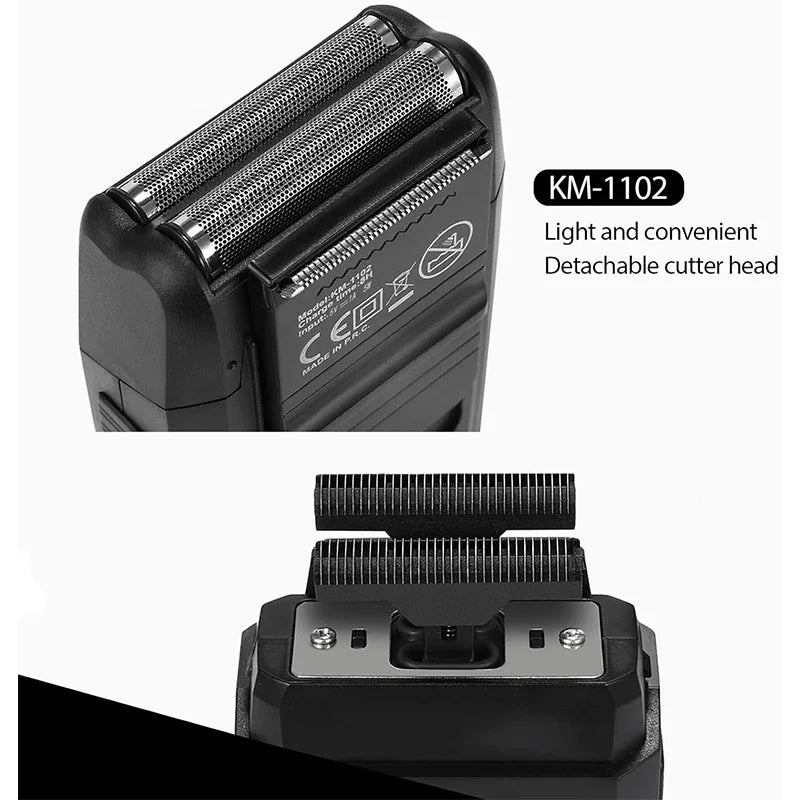 Kemei Professional Hair Clipper Kit Electric Shaver KM-2299 KM-1102