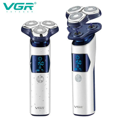 VGR 3D Pro Electric Shaver For Men Washable Beard Rotary