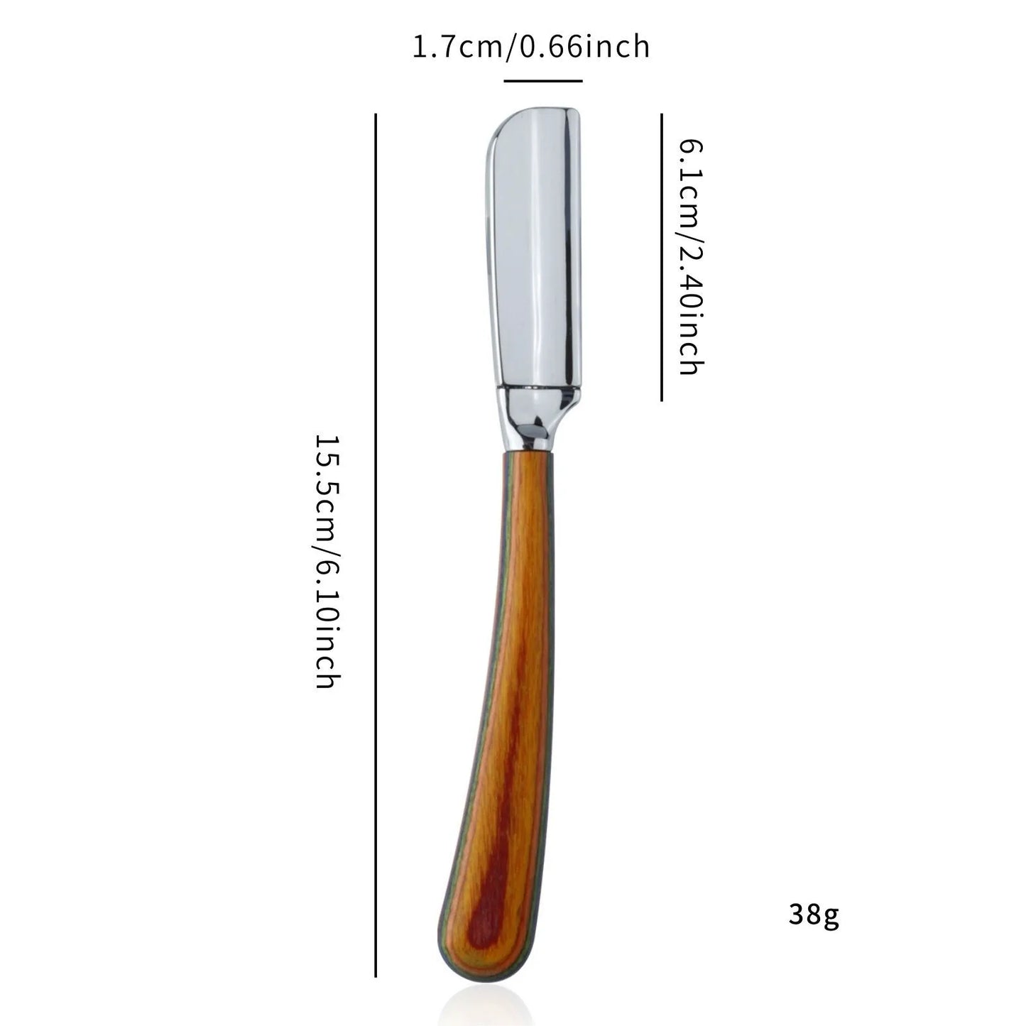 New Color Wood Handle Baber Straight Razor For Men