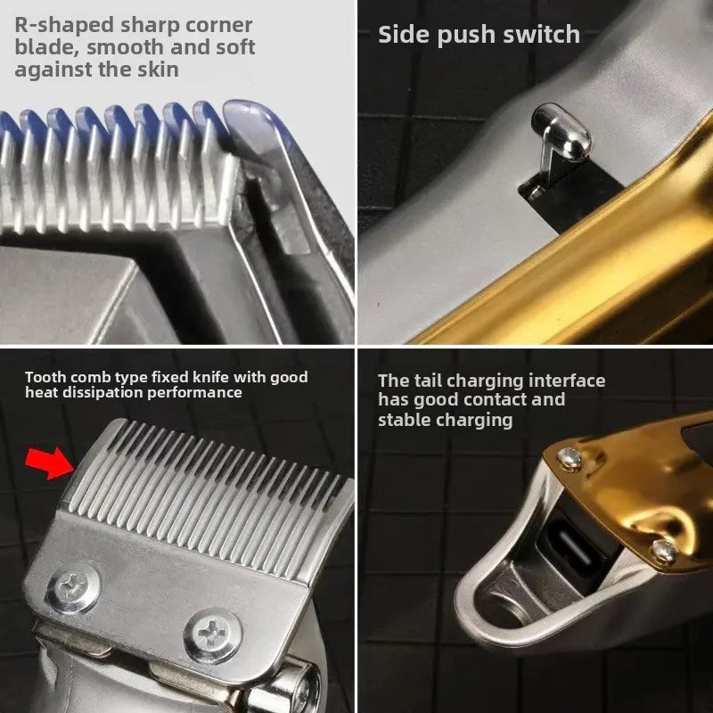 Barber Hair Clippers Professional Cordless Hair Trimmer for Men