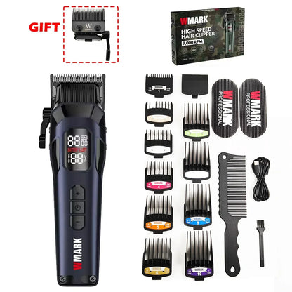 9000RPM NG-8080 Professional Hair Clipper 5 Speed Adjustment