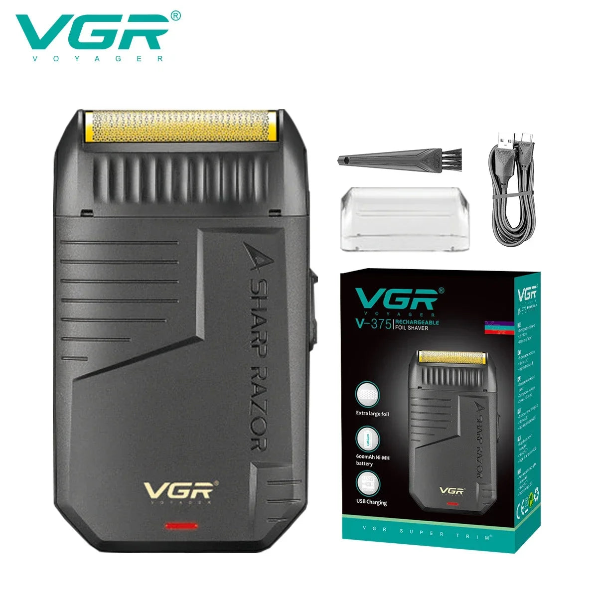 VGR Electric Shaver Professional Beard Trimmer Razors Foil Shaver