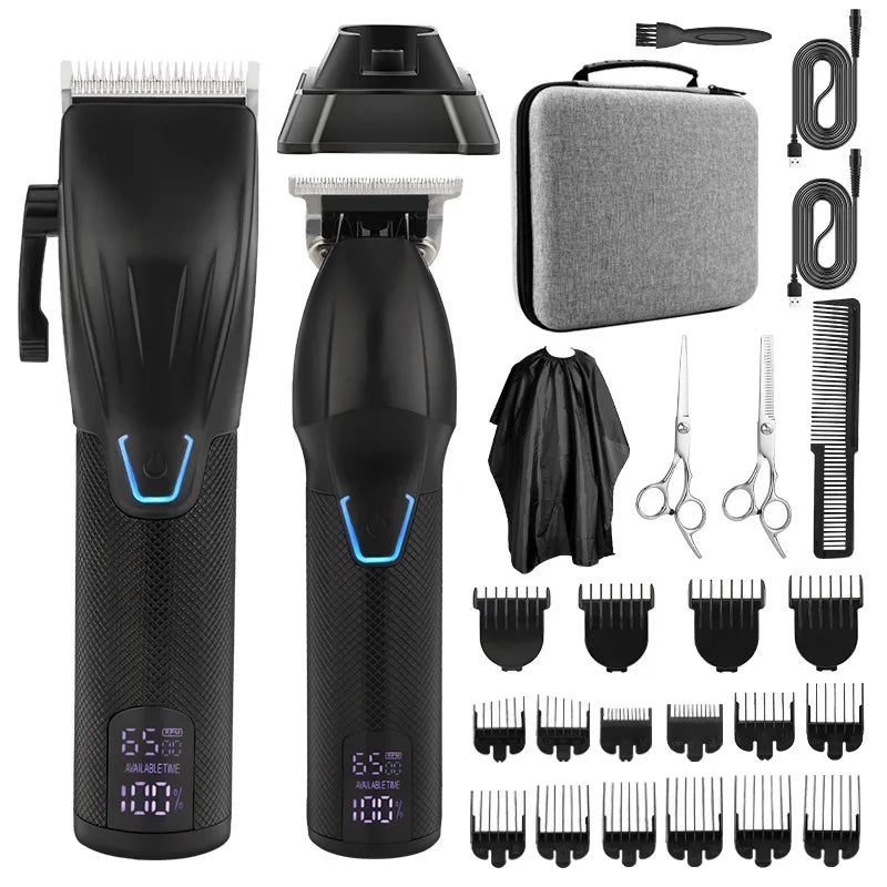 RESUXI Professional Hair Clipper Set Men's Barber Beard Trimmer