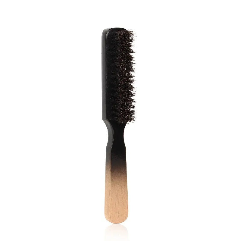 Hair Brush Wood Handle Boar Bristle Beard Comb