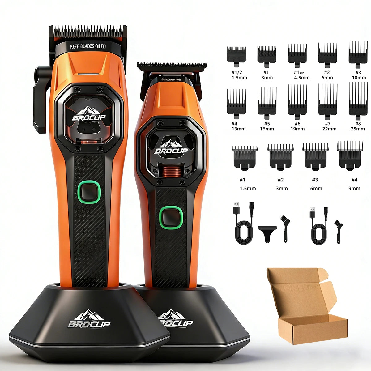 New Professional BRDCLIP Salon Barber Kit Hair Clipper