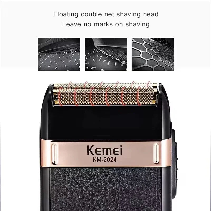 Kemei KM-2628 KM-678 KM-2024 USB Rechargeable Hair Clipper