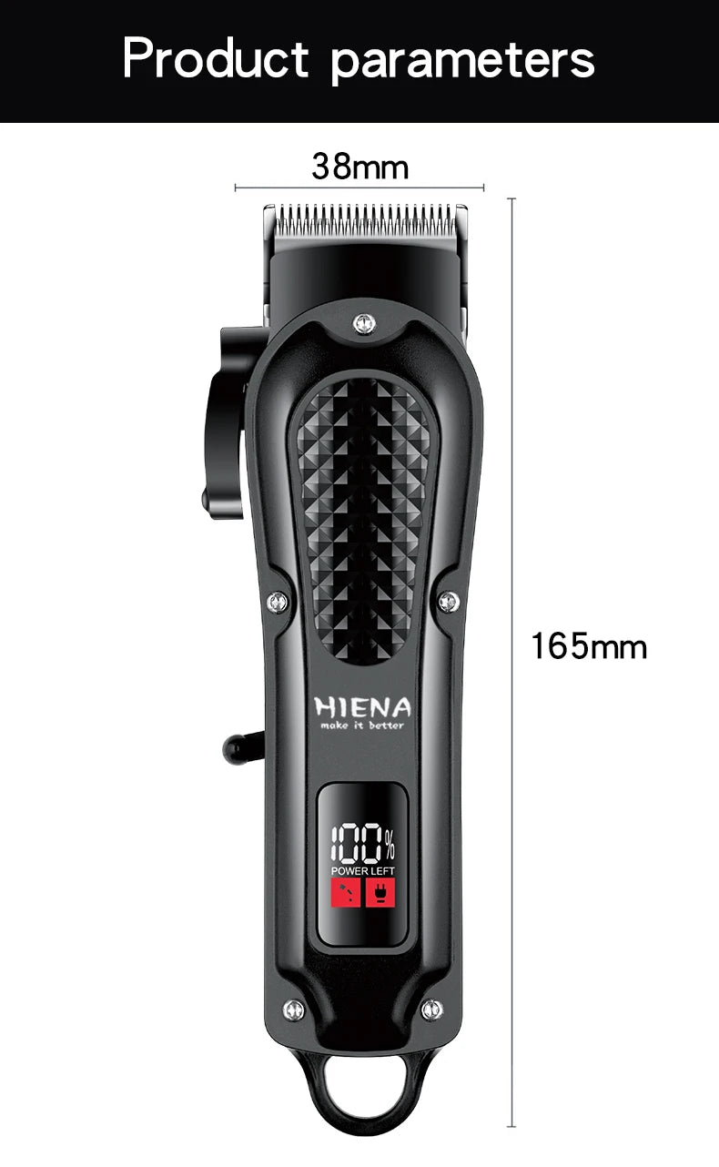 HIENA professional Hair Clipper for Barber Hair Trimmers