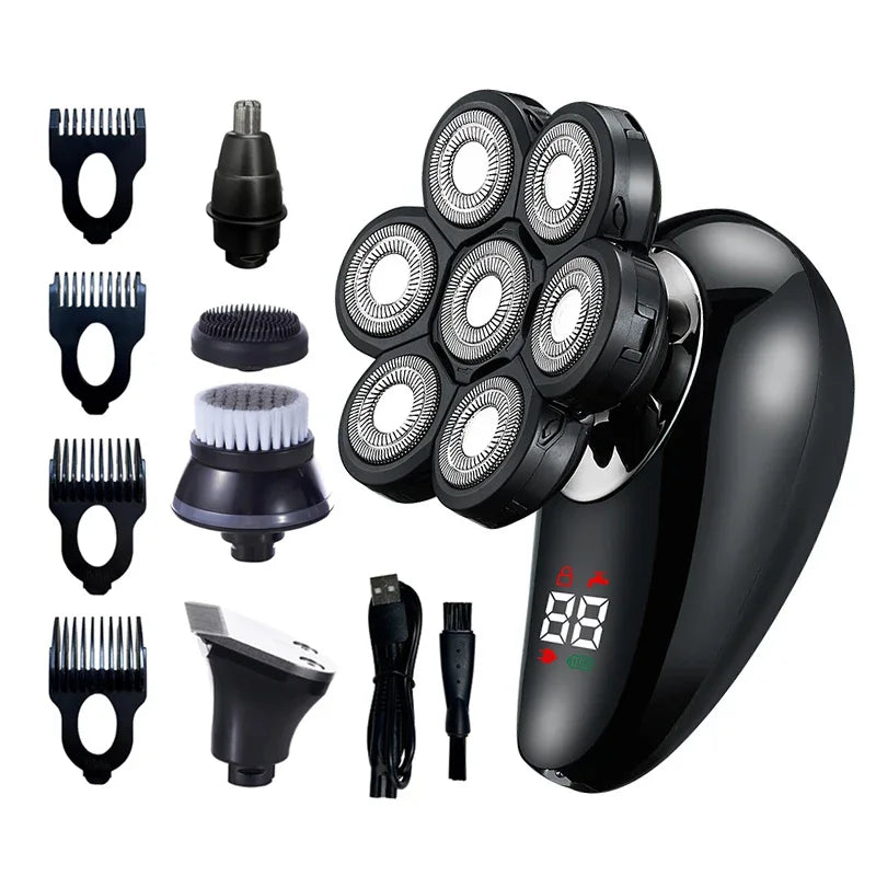 5 In 1 Electric Shaver For Men Bald Head Hair Clipper Razor