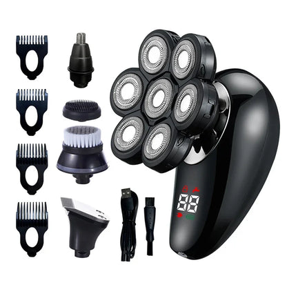 5 In 1 Electric Shaver For Men Bald Head Hair Clipper Razor