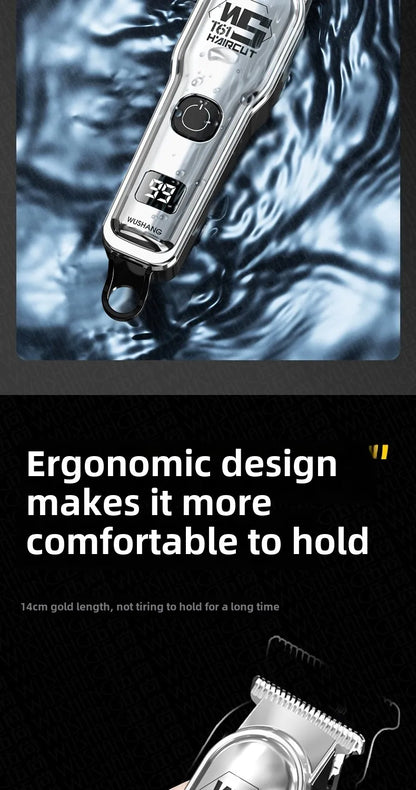 Hair Clipper Rechargeable Cordless Trimmer for Men Grooming