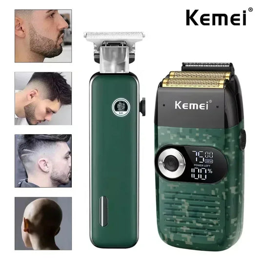 Kemei KM-2027 KM-5098 Professional Hair Clipper and Beard Trimmer