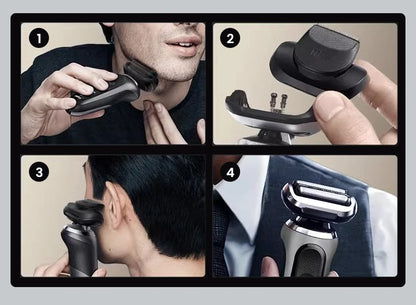 Braun 7 Series Pro Shaver 72-G1200s AUTO Mode Intelligent Shaving