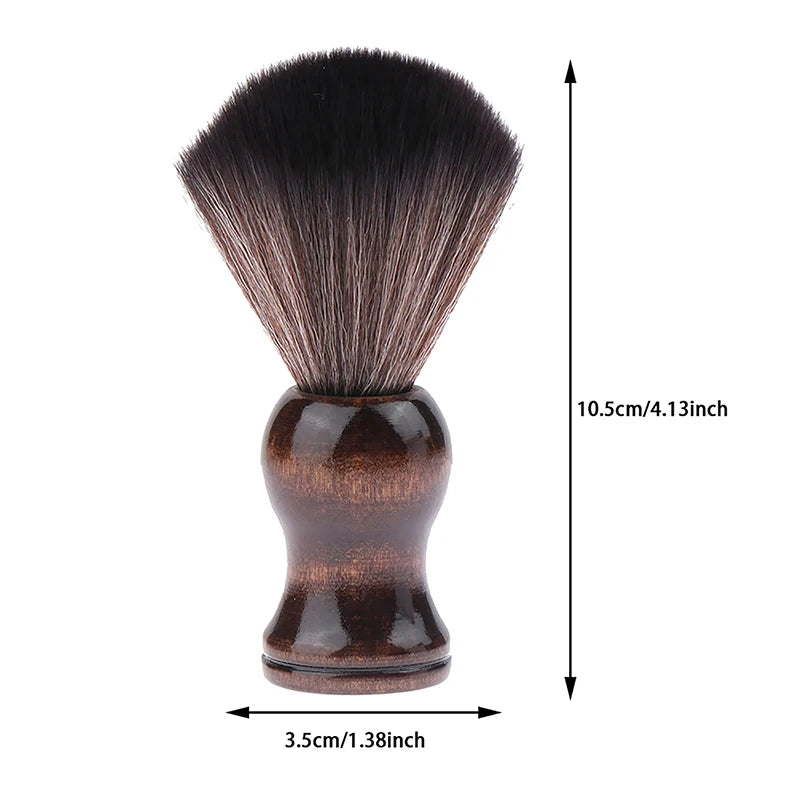 Soft Nylon Shaving Brush Portable Soft Beard Brush