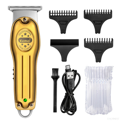 Kemei Professional Hair Trimmer Electric Hair Clipper Bareheaded