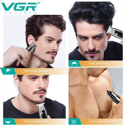 VGR Hair Trimmer Professional Haircut Machine Cordless V-030