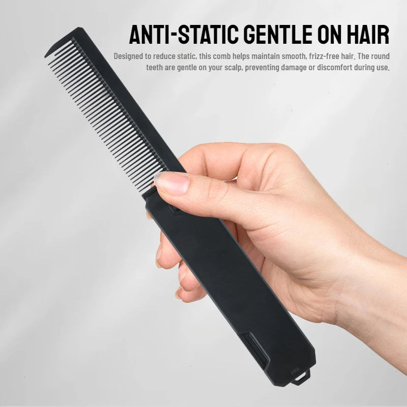 Multifunctional Folding Hair Comb Wide Tooth Oil Head Styling Beard
