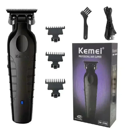 KEMEI Black Hair Clippers for Men Cordless Clippers